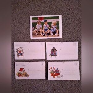 Lot of (5) patriotic cards